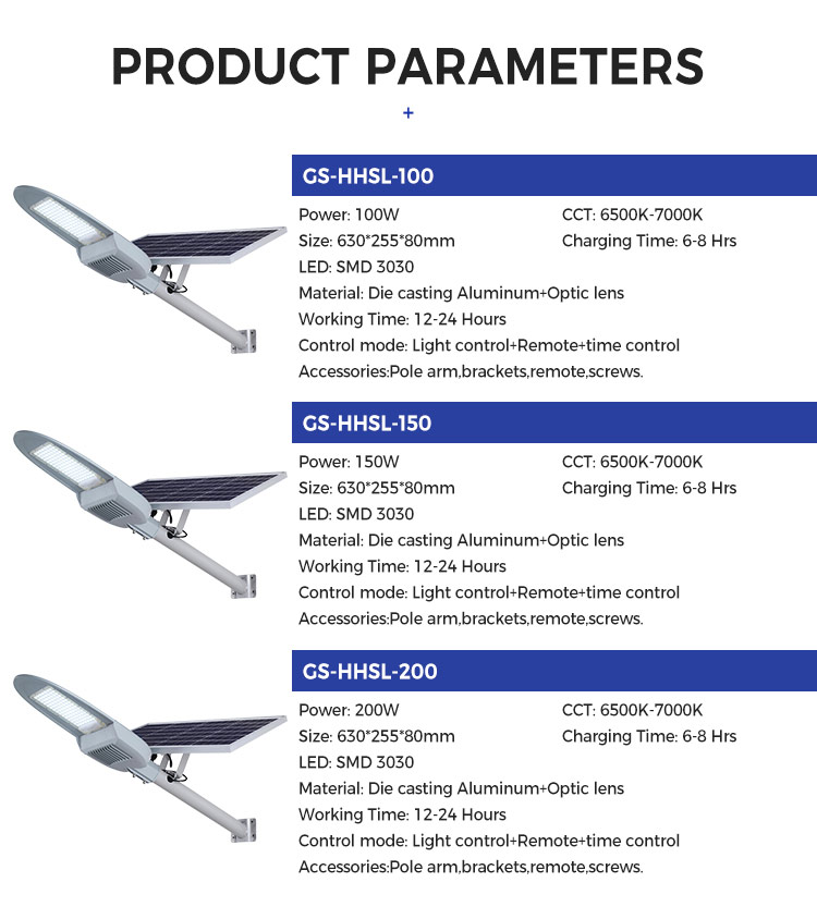 solar led street light