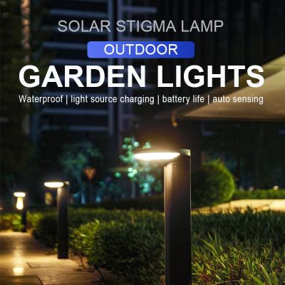 LUXCRUZ Outdoor Waterproof Landscape Driveway Walkway Path Yard solar garden light