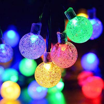 20/30/50 LED 4/5/7M 8 Modes Ball Solar String Light