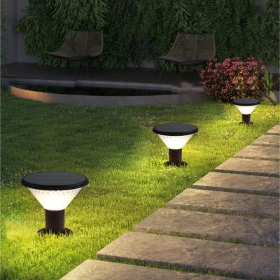 ODM Wholesale Outdoor Ip65 3000k Waterproof Pathway Landscape Courtyard Villa Grassland Road Solar Led Bollard Lawn Light