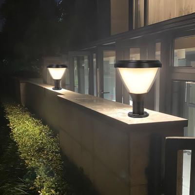 Outdoor Waterproof Solar Pillar Lamp Garden Garden Pillar Wall Lamp led bollard light Manufacturer