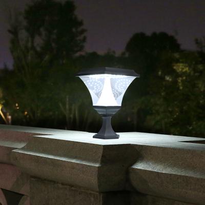 China Outdoor Waterproof Solar Column Head Lamp Square Garden Lamp Villa Fence Door Post Lamp Led Bollard Light