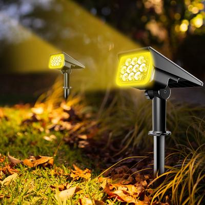 2022 Solar Powered Outdoor Waterproof Ip65 Led Spotlight Solar Garden Lawn Spot Light