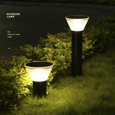 Factory Wholesale Solar Lawn Light Outdoor Waterproof Led Garden Light Home Garden Villa Bollard Light