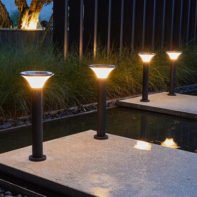 Wholesaler Outdoor Waterproof Solar Ground Lamp Villa Community Park Round Lawn Courtyard Lawn Lamp Led Bollard Light