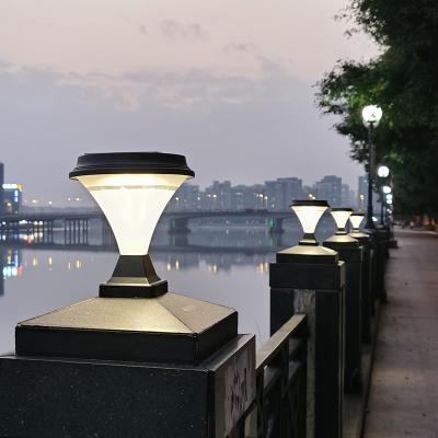 Solar Led Light Outdoor Waterproof  Lamp Sensor Wall Lights Lawn Lamps for Garden Decoration Street Lamp Solar Pillar Light