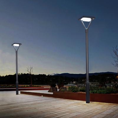 Landscape Fence Waterproof IP65 Outdoor Post Lighting Garden Led Gate Solar Pillar Light Outside Lamp