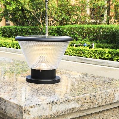 LED Garden Light IP65 Waterproof Outdoor Main Gate Post Lamp Guardrail Solar Powered Led Pillar Lights