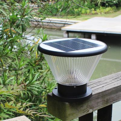 Garden solar led pillar light Solar Powered Outdoor led post pillar lights