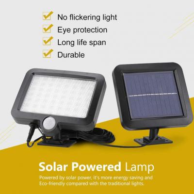 2022 LED Solar Flood Light Outdoor Motion Sensor Recharge Solar Wall Light Waterproof Lights