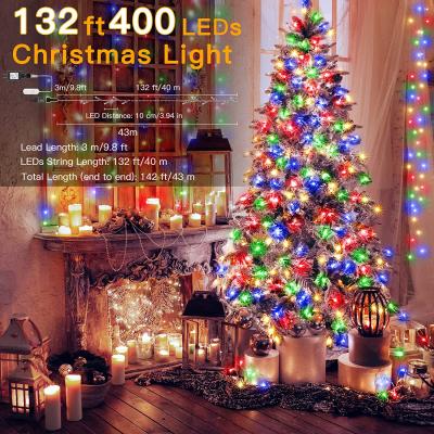 Christmas Lights Outdoor Decorations Fairy Lights with 8 Modes Timer Remote