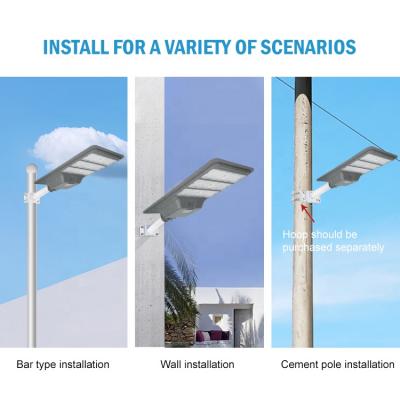 Highway 6500k Ip65 Waterproof Outdoor 300w 400w 500w Integrated All In One Solar Street Light