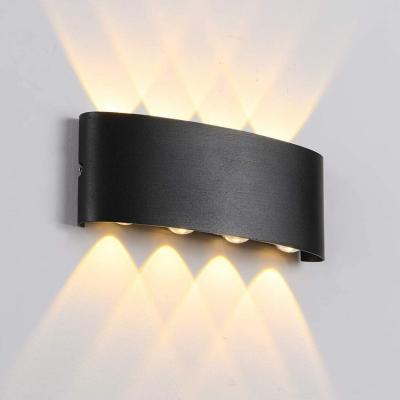 Led Multi Head Indoor Outdoor Waterproof Wall Sconce Lamp House and Garden Lawn Corridor Decorative Lighting