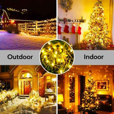 Manufacturers Solar Powered LED String Outdoor Fairy Wedding Christmas Lights