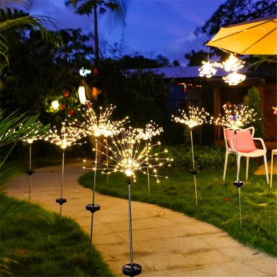 Wholesale Outdoor Garden Decorative Solar Fireworks Lights