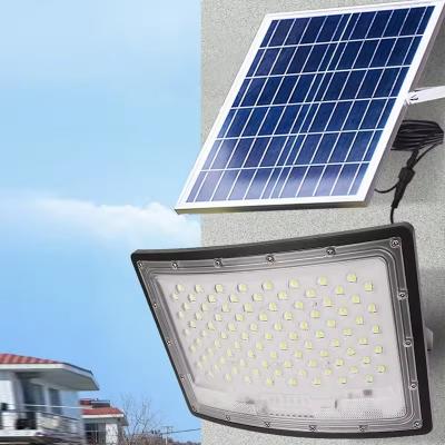 ABS IP65 waterproof 6V outdoor led solar flood light with battery 150w 200w 300w solar flood lamp