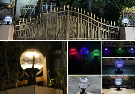 Luxcurz Decorative Multi-colour LED Solar Lights for Home Outdoor Garden