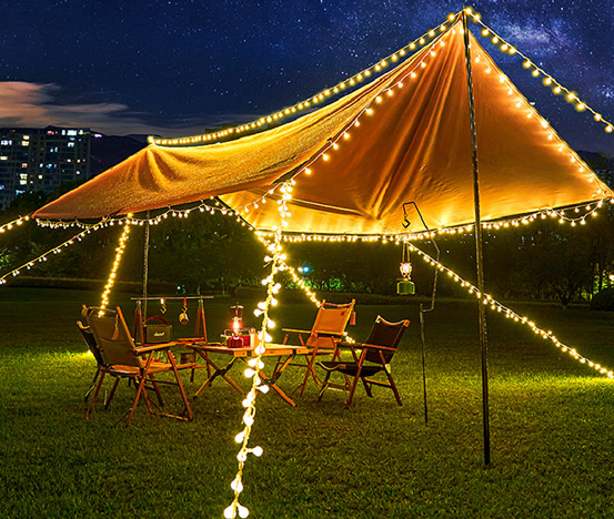 LED Solar String Lights